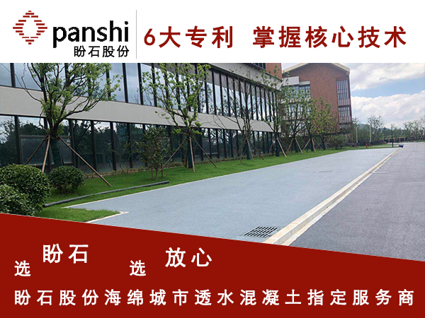 杭州国际学校透水混凝土1