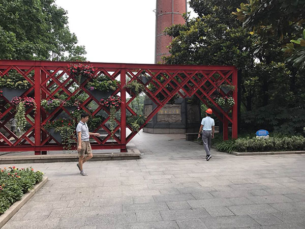 上海徐家汇公园透水混凝土顺利竣工，盼石股份又添新案例